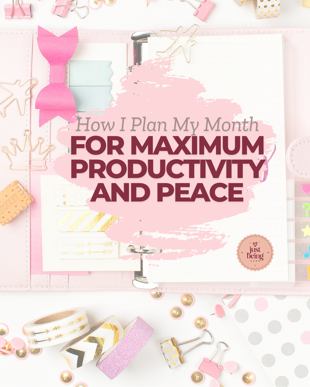 How I Plan My Month for Maximum Productivity and Peace