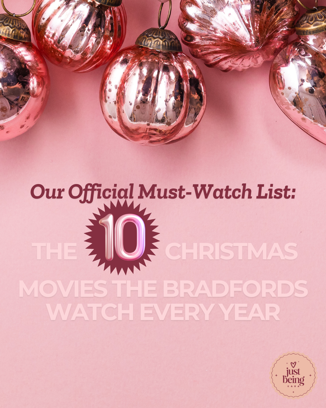 Our Official Must-Watch List: The 10 Christmas Movies The Bradfords Watch Every Year