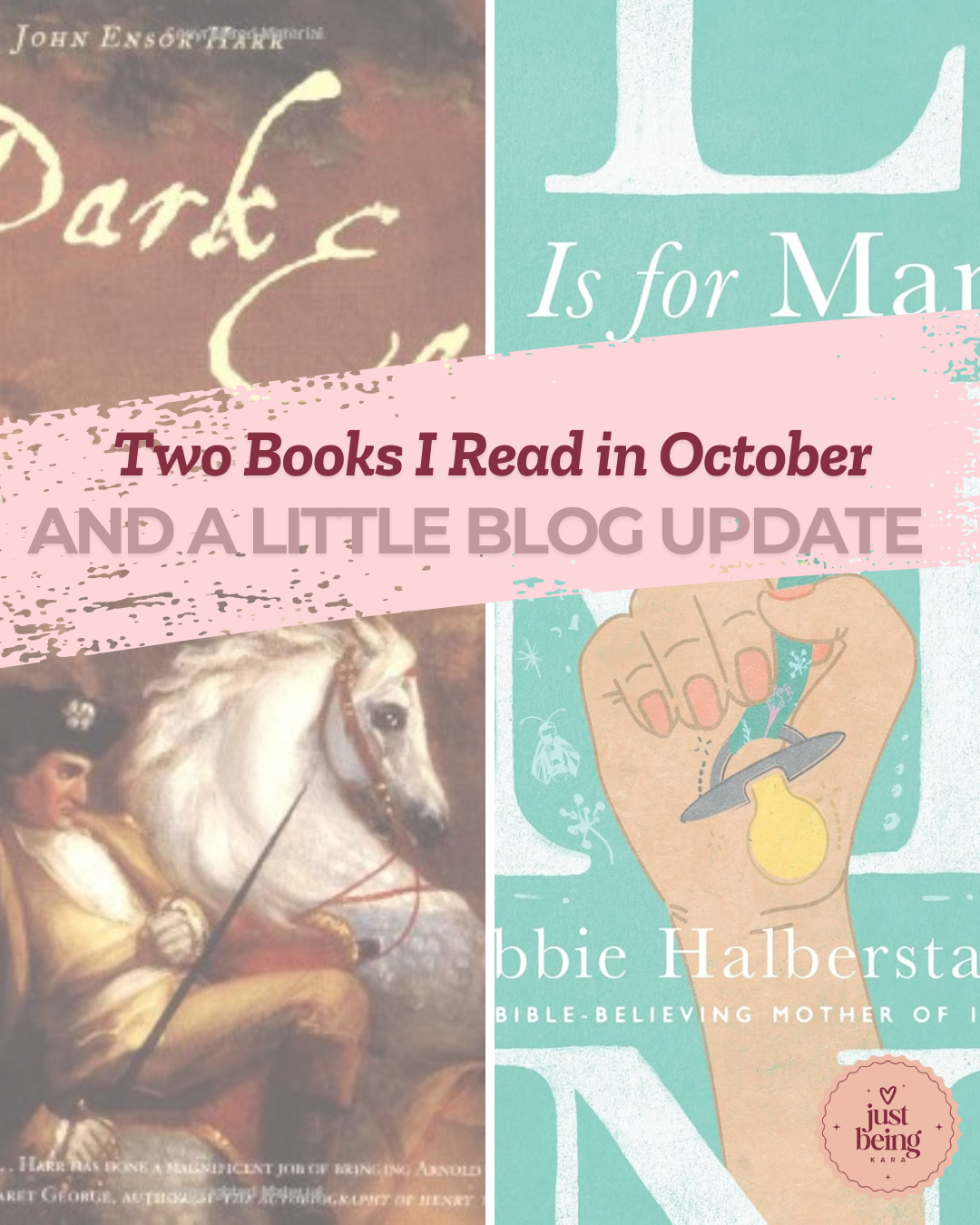 Two Books I Read in October…and a Little Blog Update!